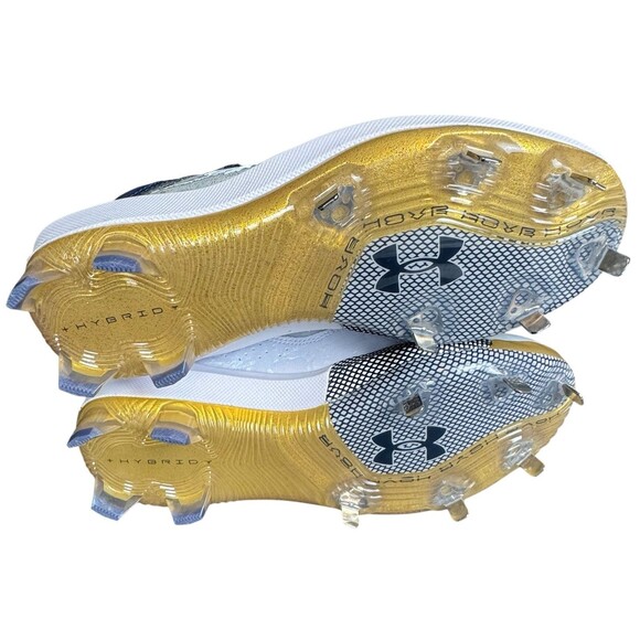 Under Armour Baseball Metal Cleats Mens Size 15 Navy Blue Harper 8 Elite New main image 4